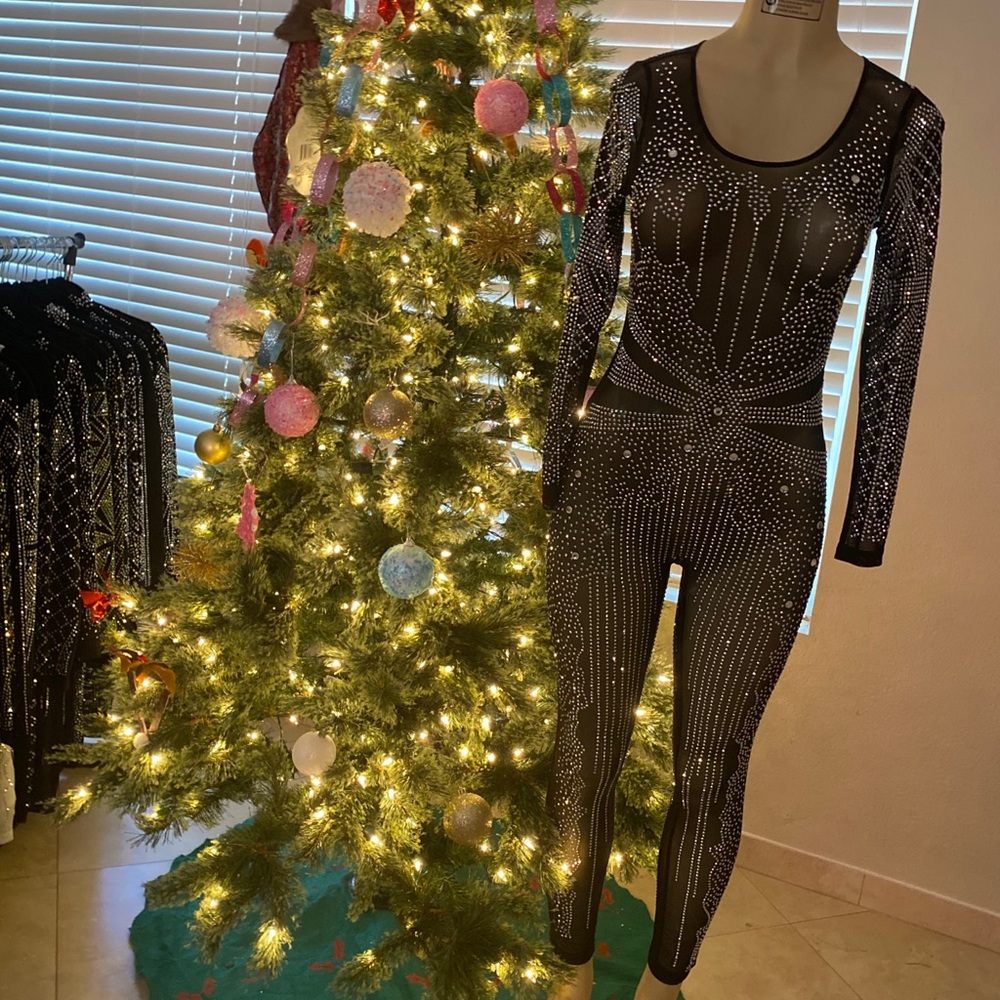 Bling one piece jumpsuit